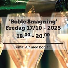 Boblesmagning fredag d. 17 oktober 2025 - slikforvoksne.dk
